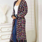 Double Up Fringe Hem Cardigan