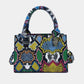 So Chic Snakeskin Handbag
