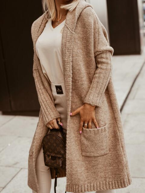 SIMPLY LIVE CHIC Hooded Cardigan