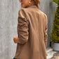Rich Flex Lapel Collar Button Blazer