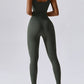 Wide Strap Sleeveless Active Jumpsuit