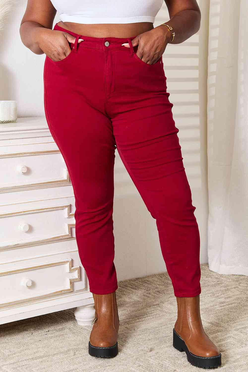 Keep Up High Waist Skinny Jeans