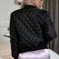 The Chi Quilted Bomber Jacket