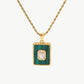 Think Outside The Box Square Pendant Necklace