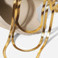 Tia Triple-Layered Snake Chain Necklace