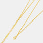 My Linked Ring Pendant Chain Necklace
