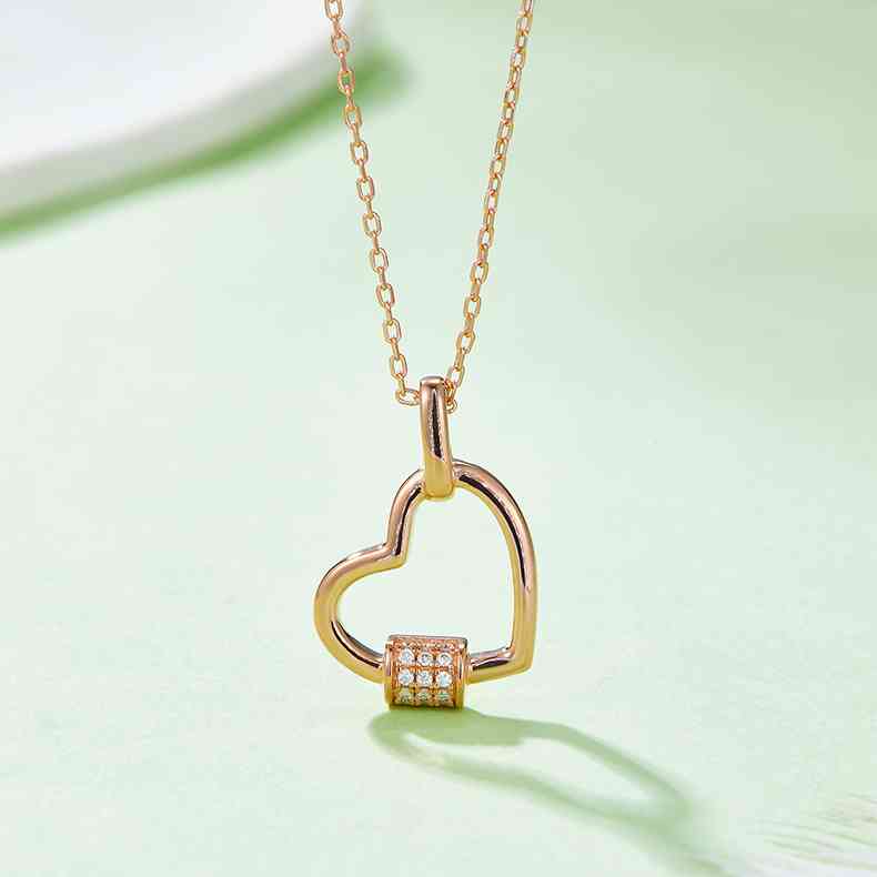 Cherish Moissanite  Heart Shape Necklace