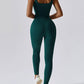 Wide Strap Sleeveless Active Jumpsuit