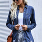 Don’t Distressed Me Snap Down Denim Skacket