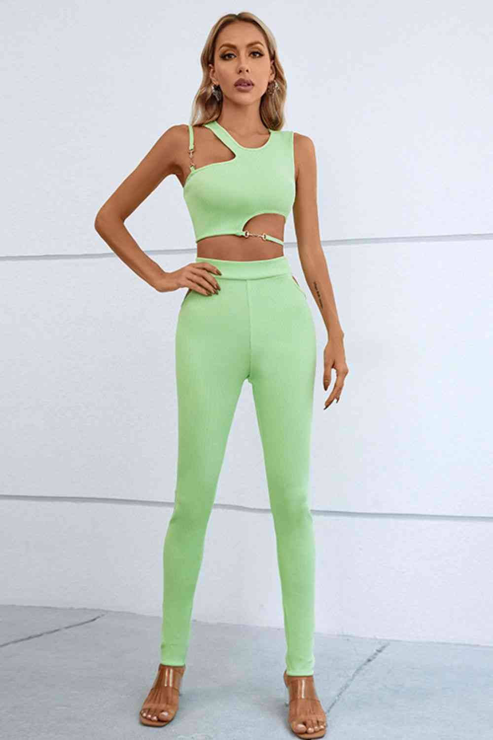 Buffy Asymmetrical Pants Set