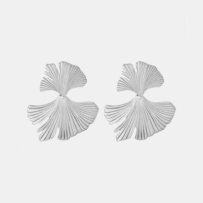 Oh So Chic Ginkgo Biloba Stud Earrings