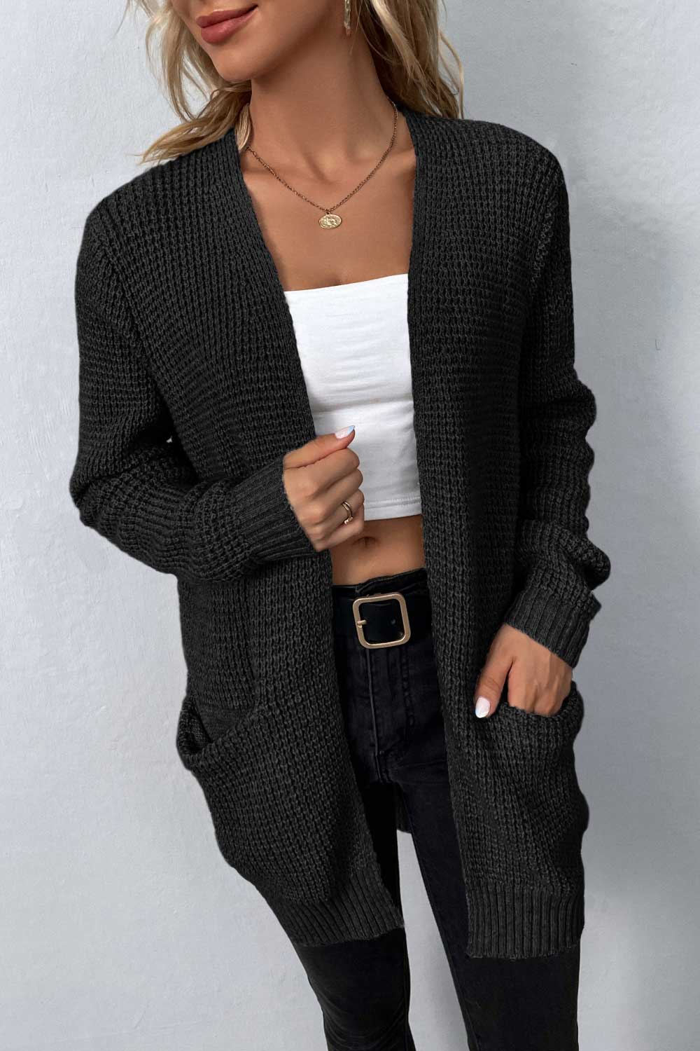 Dedicated Rib-Knit Cardigan