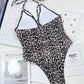 Leopard Cutout One-Piece Monokini