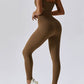 Wide Strap Sleeveless Active Jumpsuit