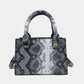 So Chic Snakeskin Handbag