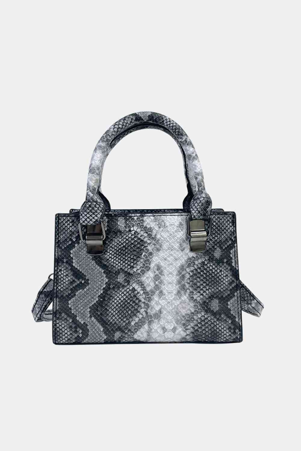 So Chic Snakeskin Handbag