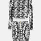 Fenty Dior Printed Jacket and Skirt Set