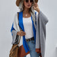 Mary Rib-Knit Handkerchief Poncho