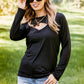 Mind Over Matter Cutout Long Sleeve Top