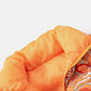 Orange Swirl Puffer Vest