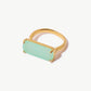 Not Regular Natural Stone Ring