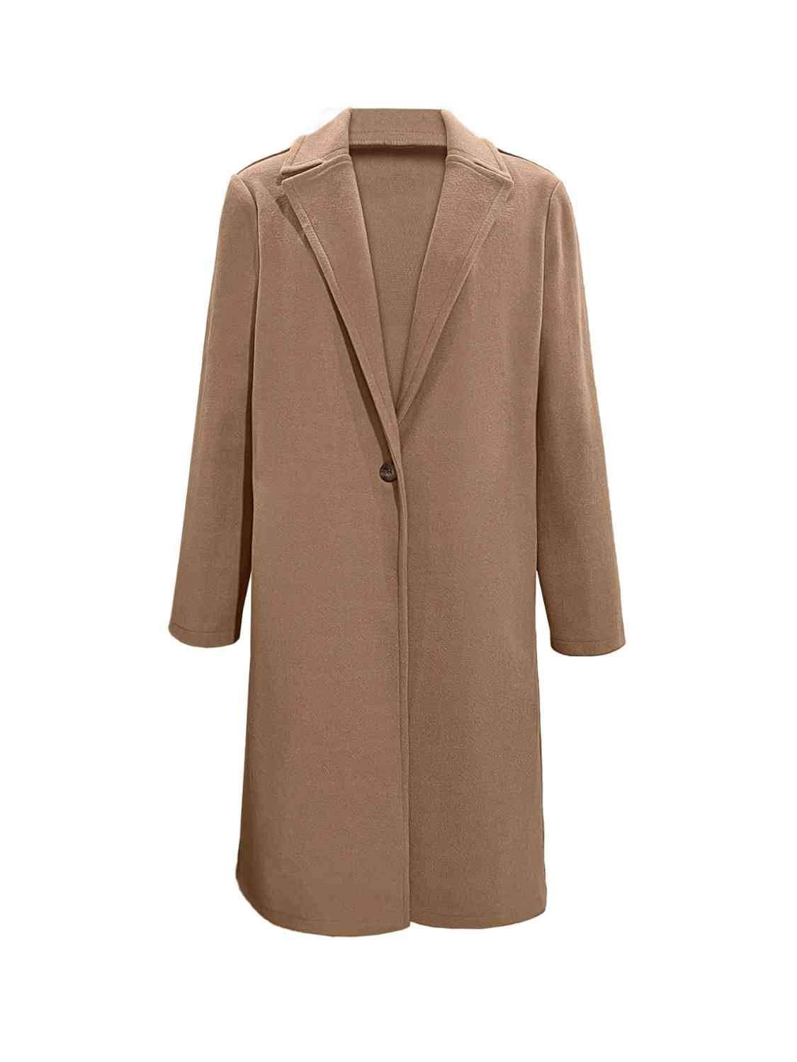 So Chic Collared Neck Coat